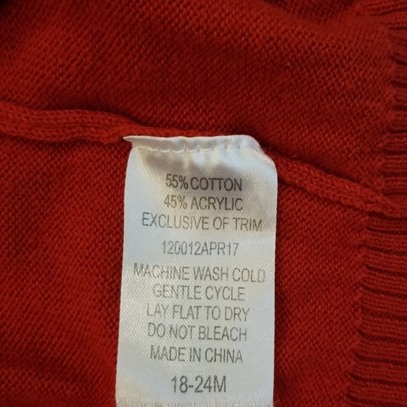 Red Ruffled Cardigan - Picture 5 of 6